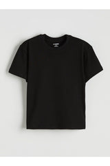LC Waikiki Çocuk Kısa Kollu T-Shirt S61401J1 - Ekru