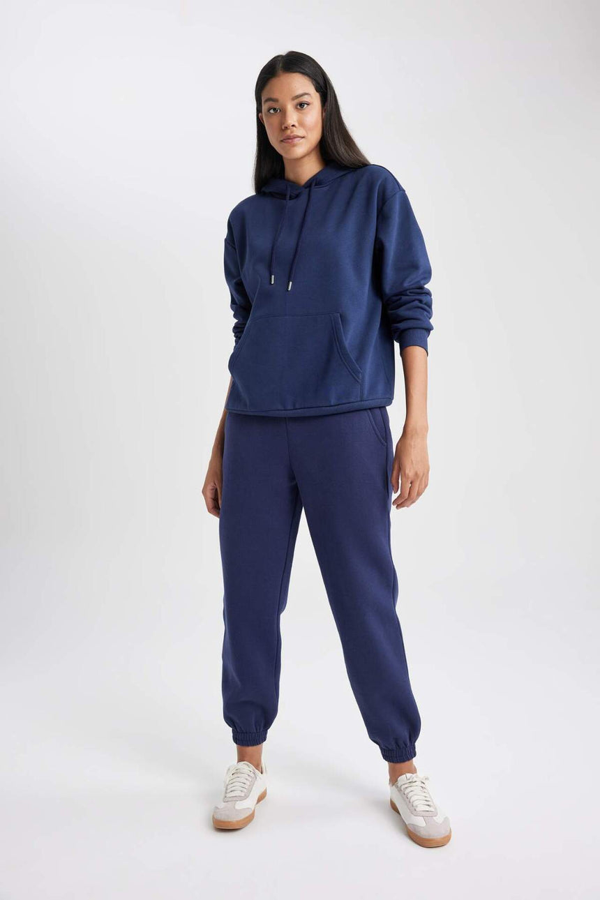 Defacto Kadın Trousers V2700Az - Koyu Lacivert