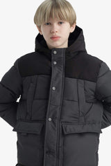 Defacto Çocuk Coat/Parka E9373A8 - Antrasit