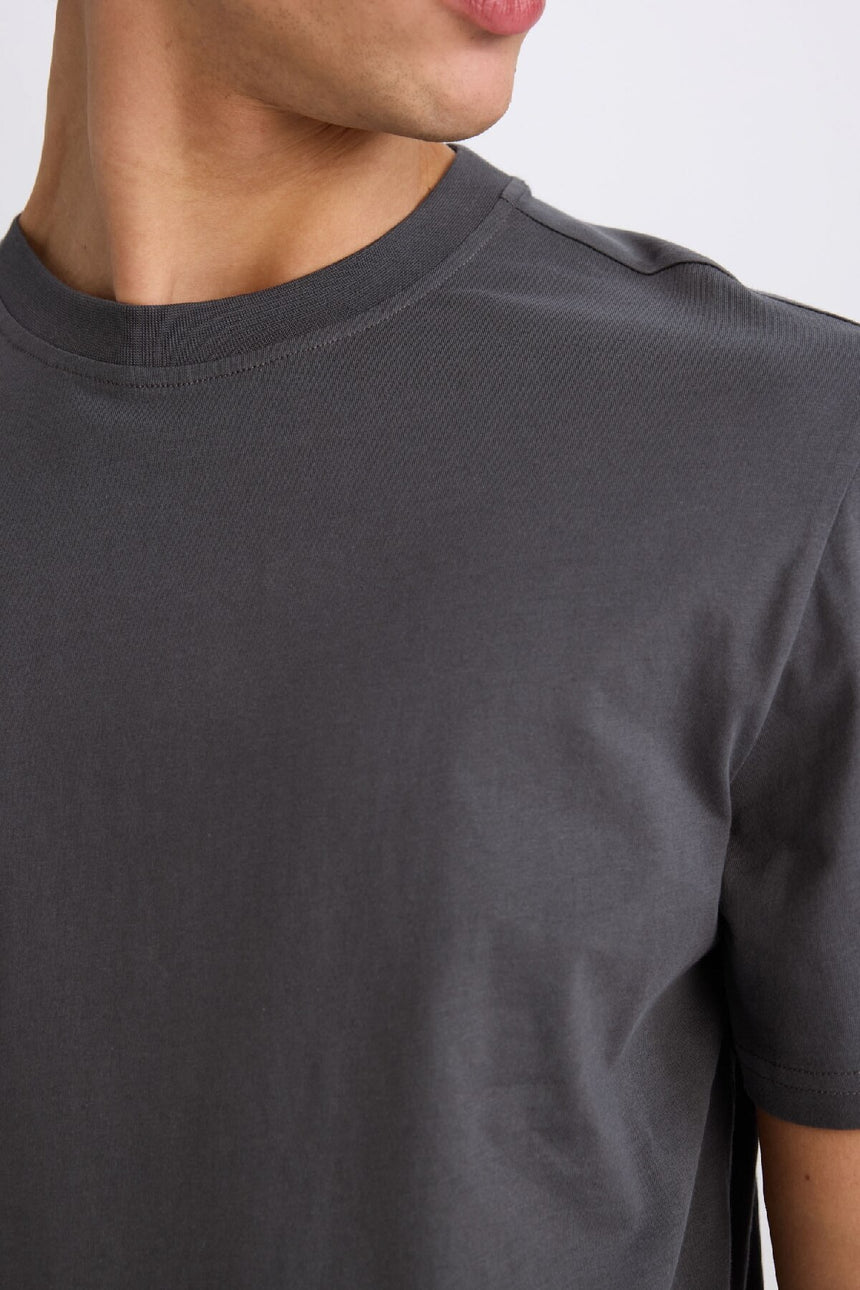 DeFacto V7699AZ Erkek T-Shirt - Antrasit