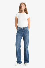 Defacto Kadın Trousers G1407AX - Mavi