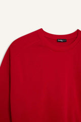 Defacto Kadın Sweat Shirt A4177AX - Kırmızı