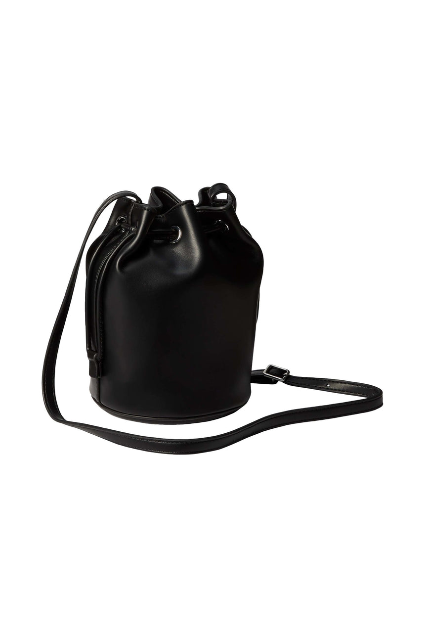 Calvin Klein Kadın BOLD CK SMALL BUCKET BAG LV04F3640G - Siyah