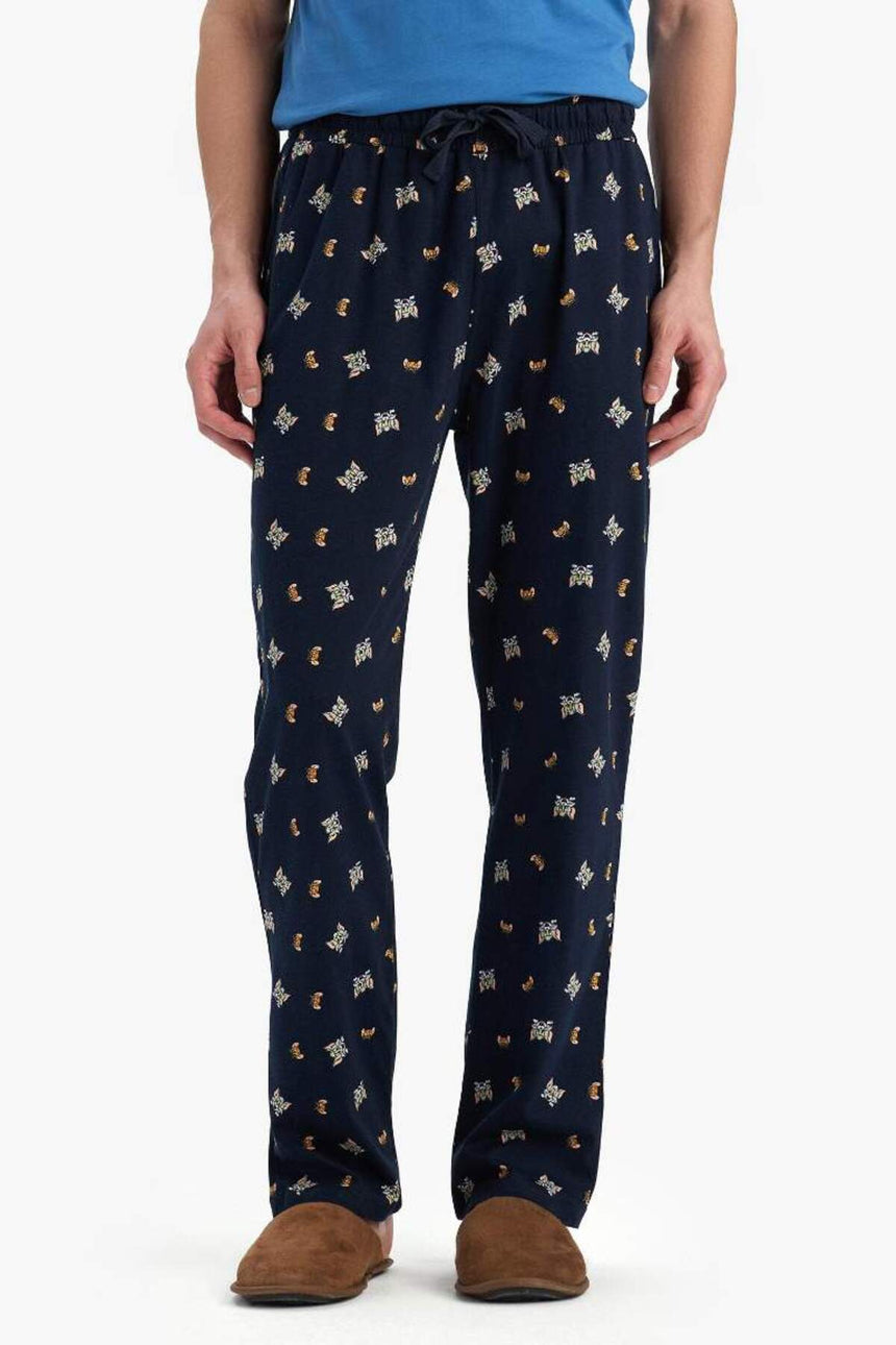 Defacto Erkek Homewear B8658Ax - Mavi
