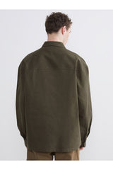 LCW ERKEK S6JI37E8 CKT,X-EGESHIRT-UP - Koyu Yeşil