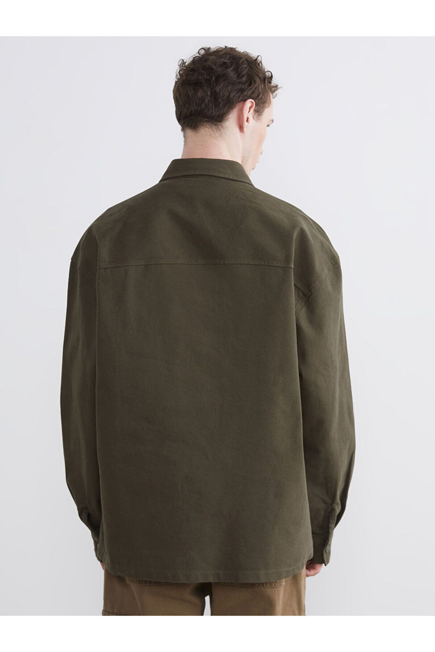 LCW ERKEK S6JI37E8 CKT,X-EGESHIRT-UP - Koyu Yeşil