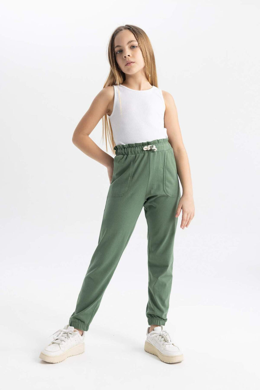 DeFacto Z8779A6 Çocuk Eşofman Altı - Açık Yeşil