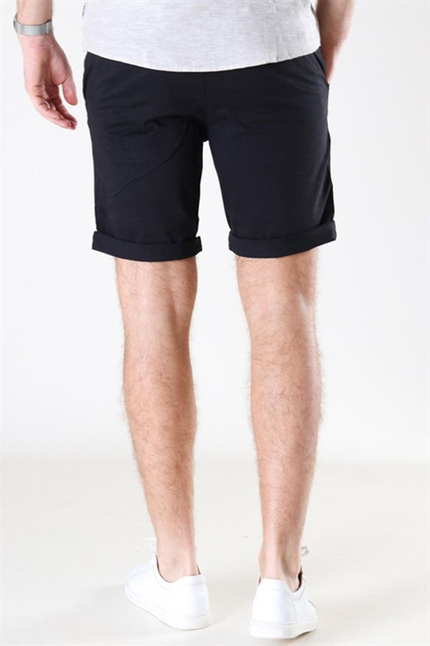 JACK&JONES JPSTBOWIE SHORTS SOLID REG SN 12165604 - Siyah