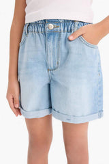Defacto Çocuk Short B8113A8 - Açık Mavi