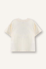 Defacto Çocuk Short Sleeve T-Shirt E1072A5 - Ekru