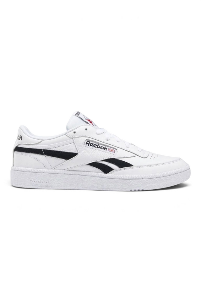 Sporline Reebok Club Revenge erkek beyaz ve siyah detaylı tekstil sneaker ayakkabı