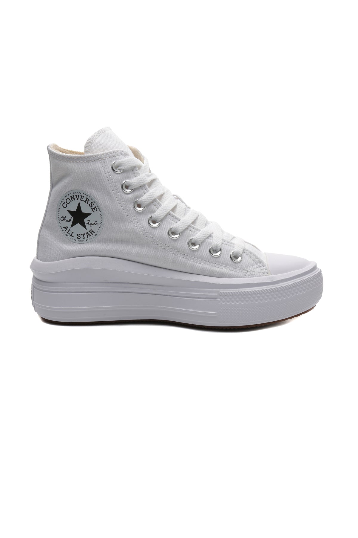 Converse Chuck Taylor All Star Move Platform Kadın Sneaker 568498C - Beyaz