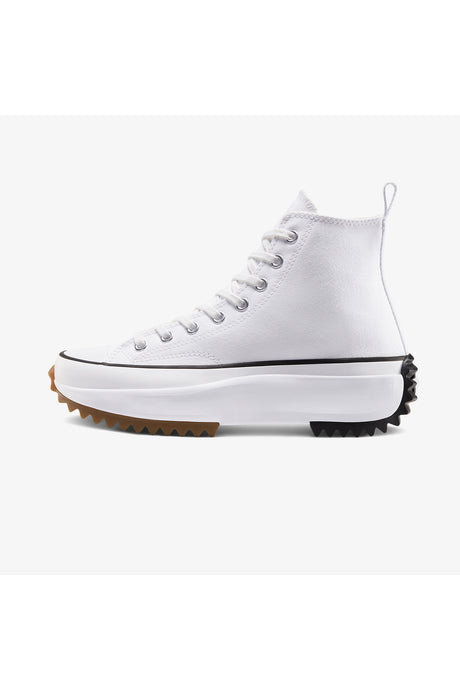 Converse Run Star Hike Canvas Platform 166799C.102 - Beyaz/ Siyah/ Kahverengi  Kauçuk