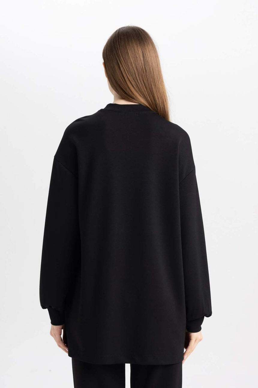 Defacto Kadın Long Sleeve Tunic B0039Ax - Siyah