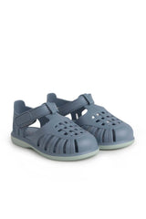 Igor Tobby Solid Bicolor Çocuk Sandalet BB355 - Mavi/Turkuaz