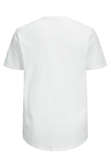 JACK&JONES JJENOA TEE SS CREW NECK NOOS PLS 12184933 - Beyaz