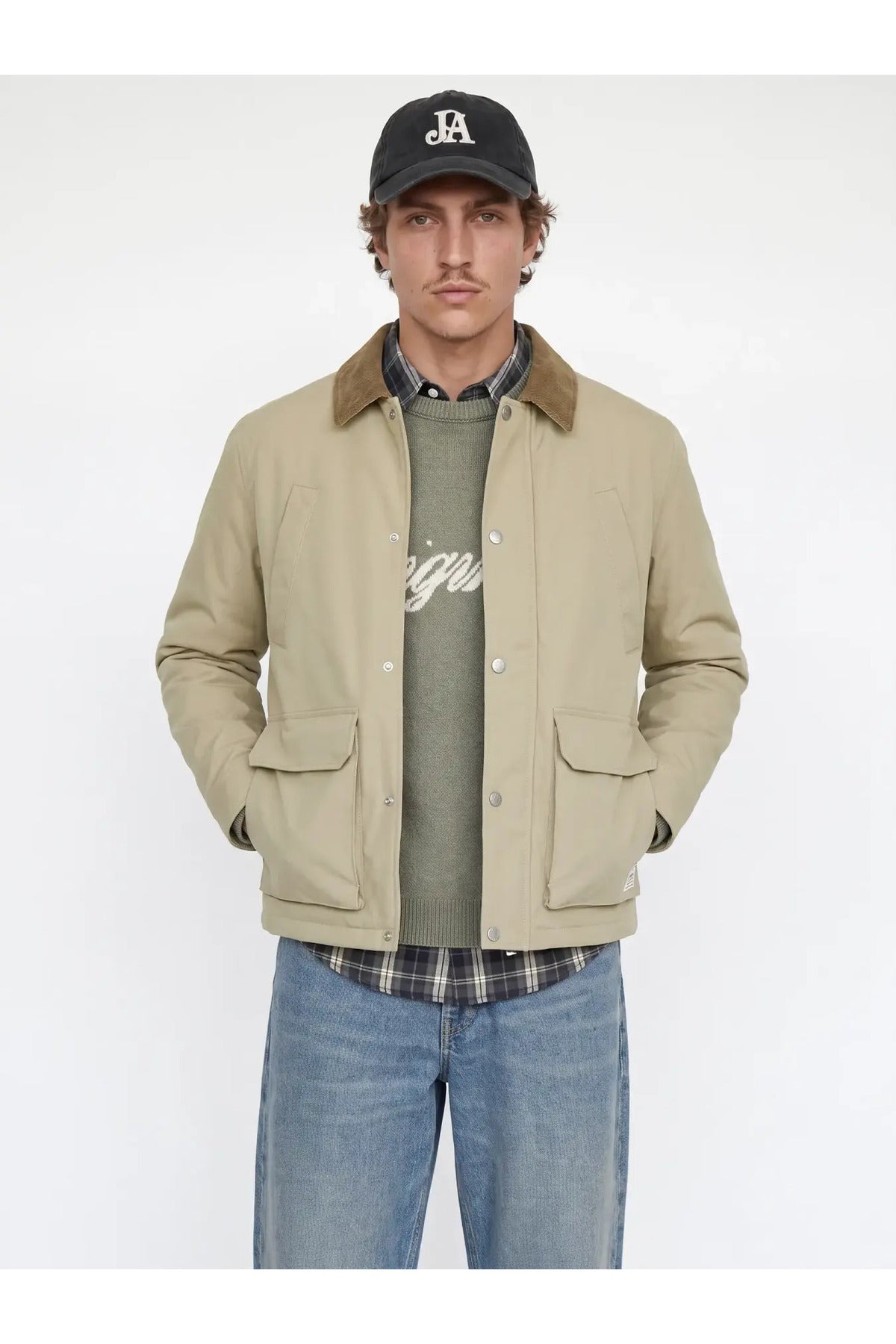 Jack & Jones Norrebro Erkek Şişme Mont 12301609 - Gri