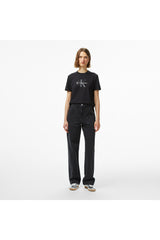 Calvin Klein Kadın SS CLASSIC MONOLOGO TEE LV047B865G - Siyah