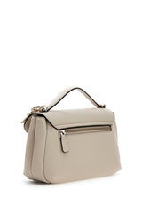 GUESS KADIN EVIE TOP HANDLE FLAP HWBG9664200 - Açık Bej / Krem