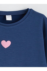 LC Waikiki Çocuk Sweatshirt W5NC13B1 - Çivit Mavisi