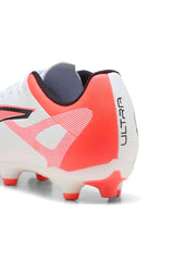 Puma ULTRA 5 PLAY FG/AG 10816901 - Beyaz/Kırmızı