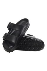 Sporline Birkenstock Arizona Eva siyah kadın terlik, çift bantlı ve tokalı hafif tasarım