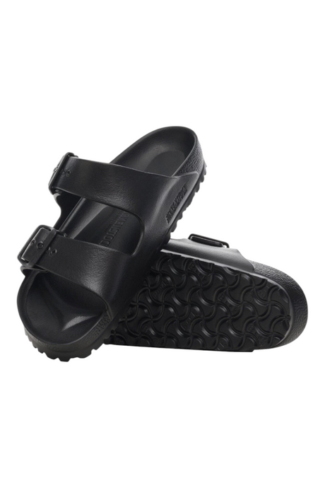 Sporline Birkenstock Arizona Eva siyah kadın terlik, çift bantlı ve tokalı hafif tasarım