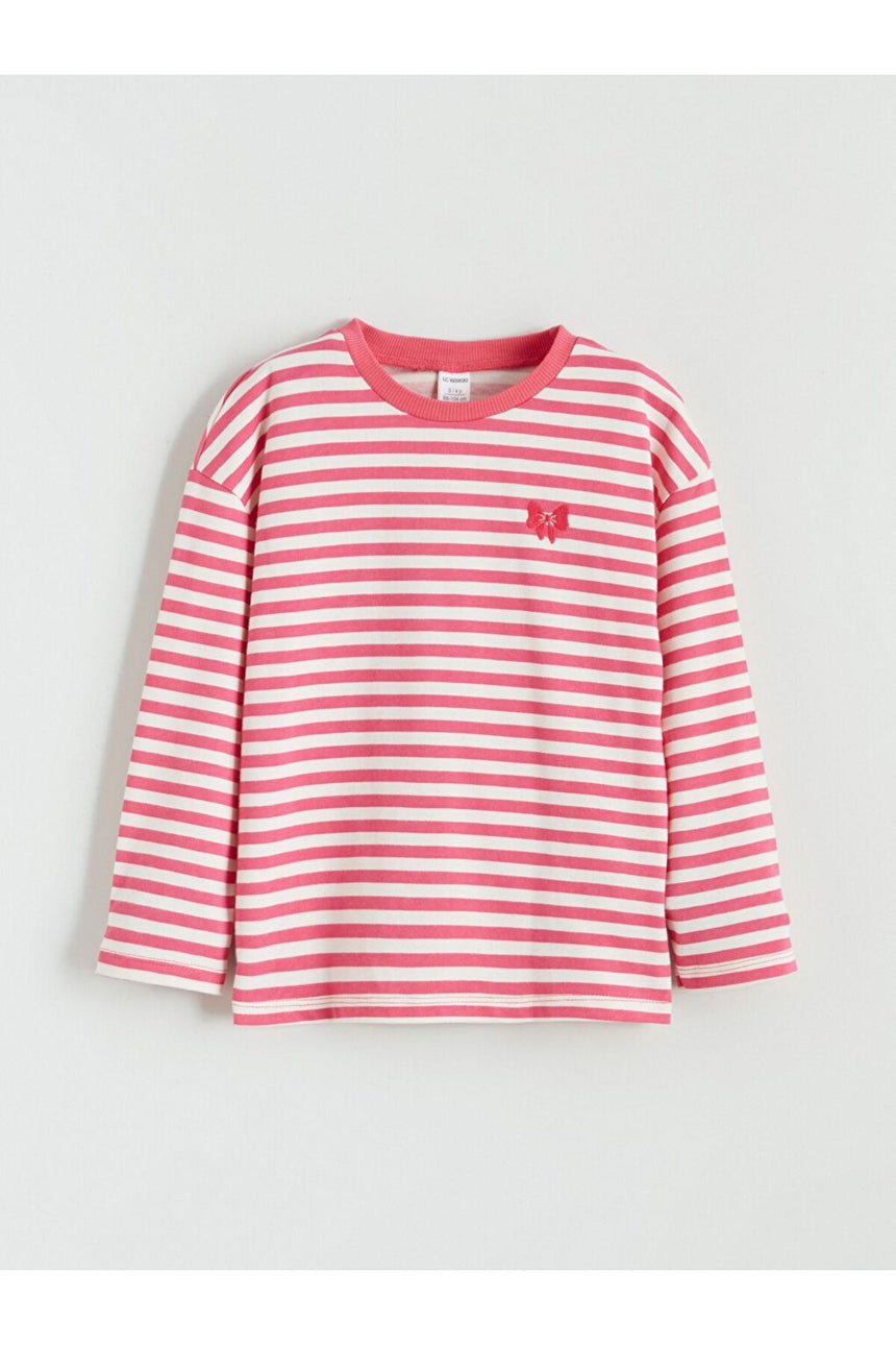 LC Waikiki Çocuk Uzun Kollu T-Shirt W5MV35P1 - Pembe