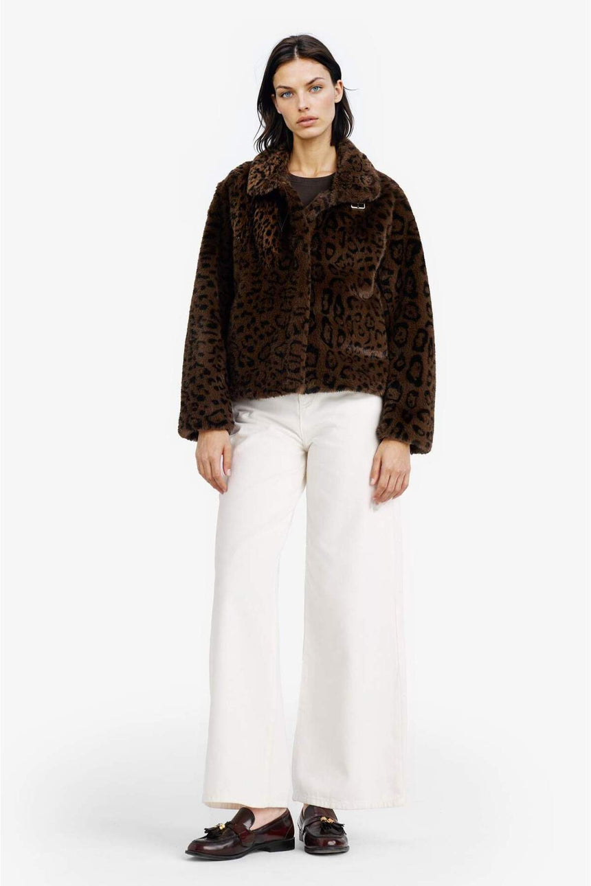 Defacto Kadın Faux Fur F2924Ax - Kahverengi