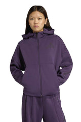 adidas Z.N.E. Kadın Fermuarlı Sweatshirt KC4569 - Mor