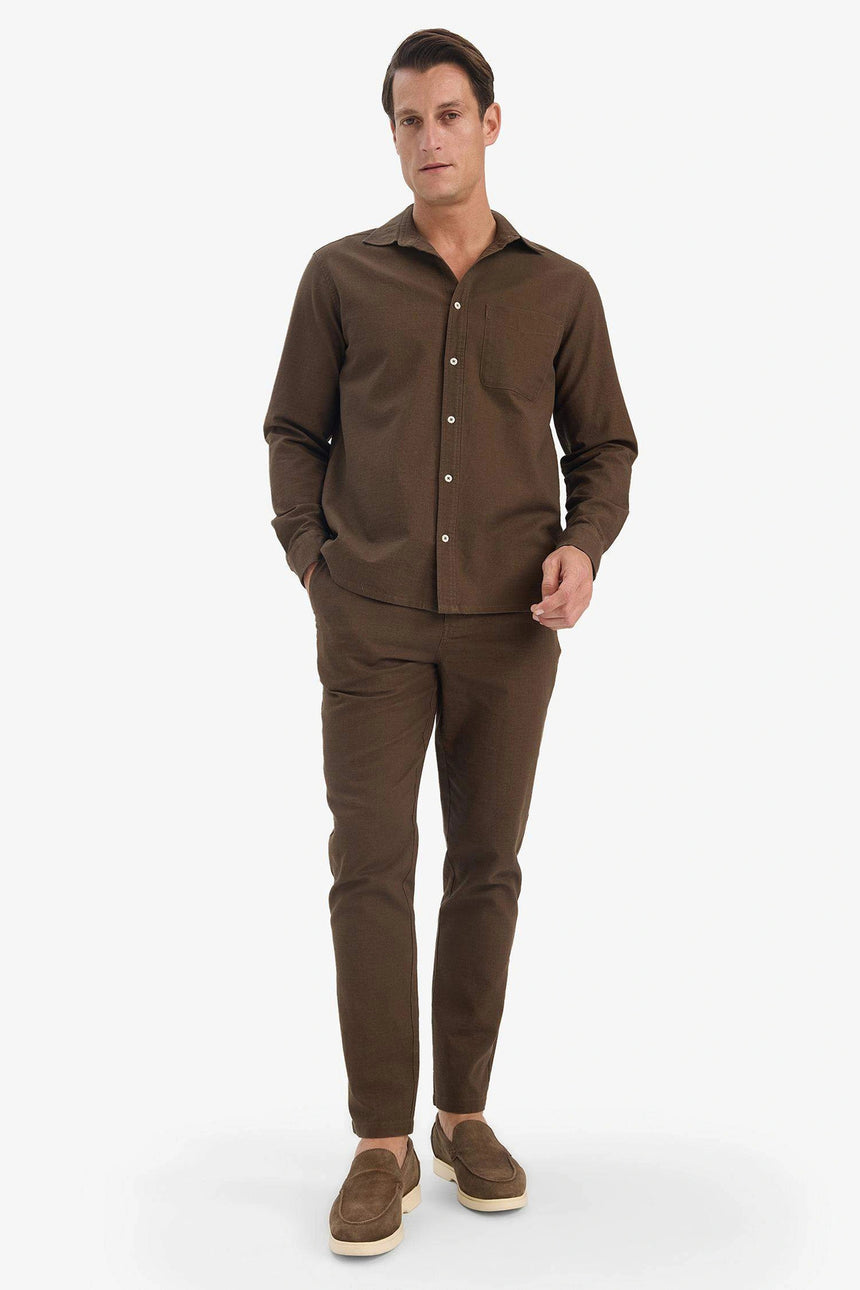 Defacto Erkek Trousers D2671AX - Kahverengi