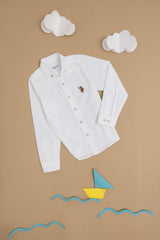 US POLO ASSN ERKEK COCUK DOKUMA GÖMLEK 1840451 - Kırmızı