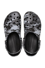 Crocs Kids Camouflage Clog 211879 - Siyah-yeşil Çocuk Terlik - Siyah-yeşil