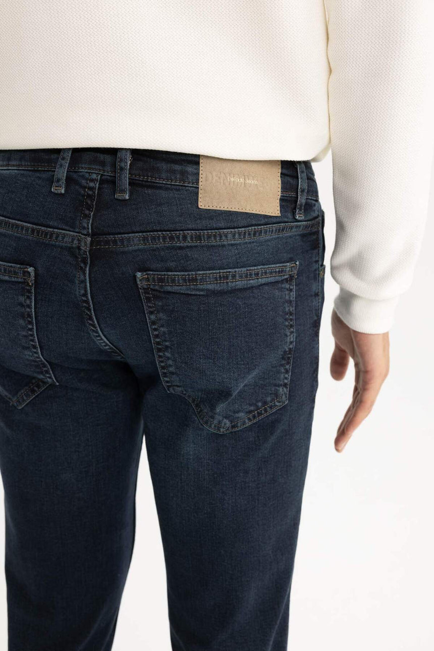 Defacto Erkek Denim Trousers B4860Ax - Koyu Mavi
