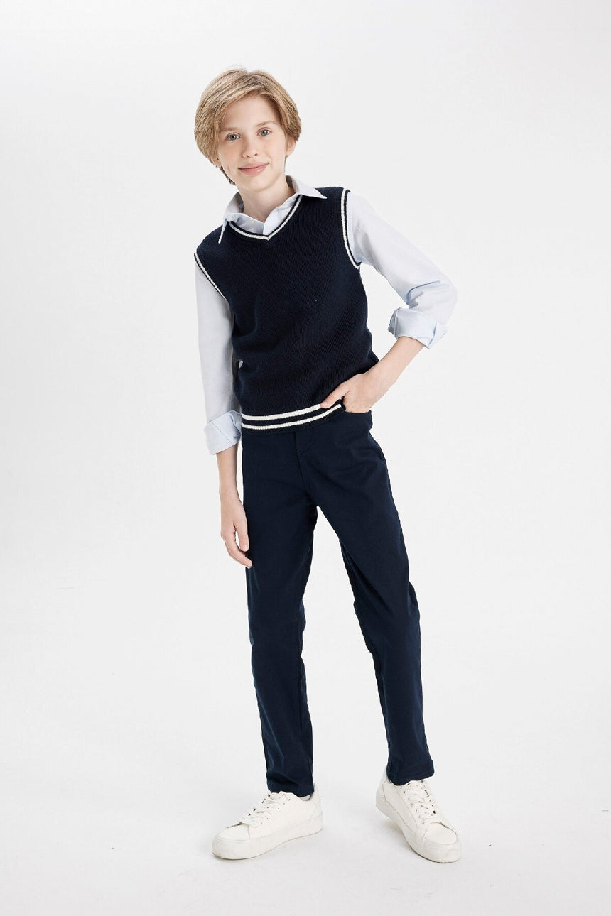 Defacto Çocuk Trousers U3254A6 - Koyu Lacivert