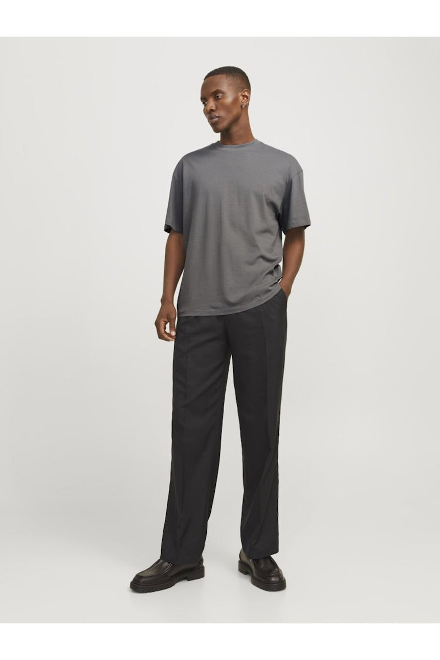 JACK&JONES JJEBRADLEY TEE SS NOOS PLS 12250623 - Koyu Gri