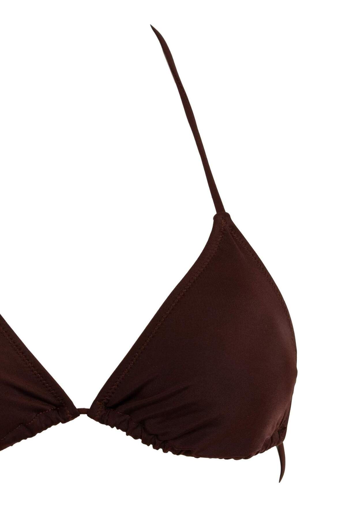 DeFacto Kadın Bikini Üstü T3666AZ - Kahverengi