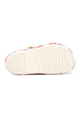 Crocs Crbndcruiserglwconfettibandsdk 212527 Unisex Terlik - Kırık Beyaz Açık Pembe