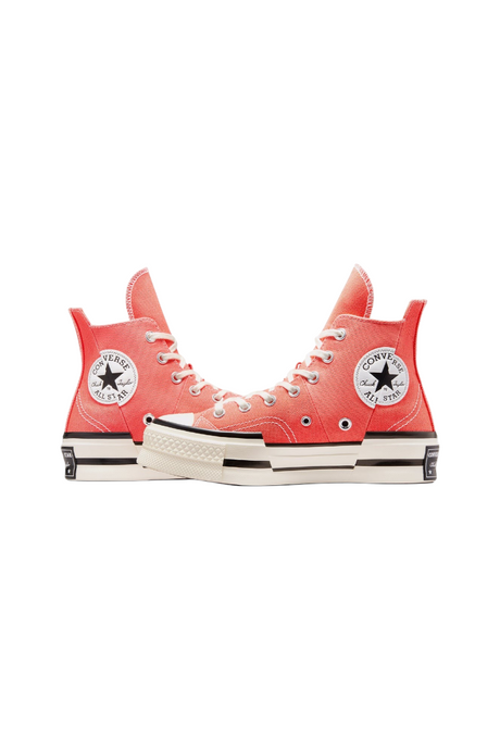 Sporline Converse Chuck pembe kanvas unisex sneaker, ikonik yıldız logolu yüksek bilekli tasarım
