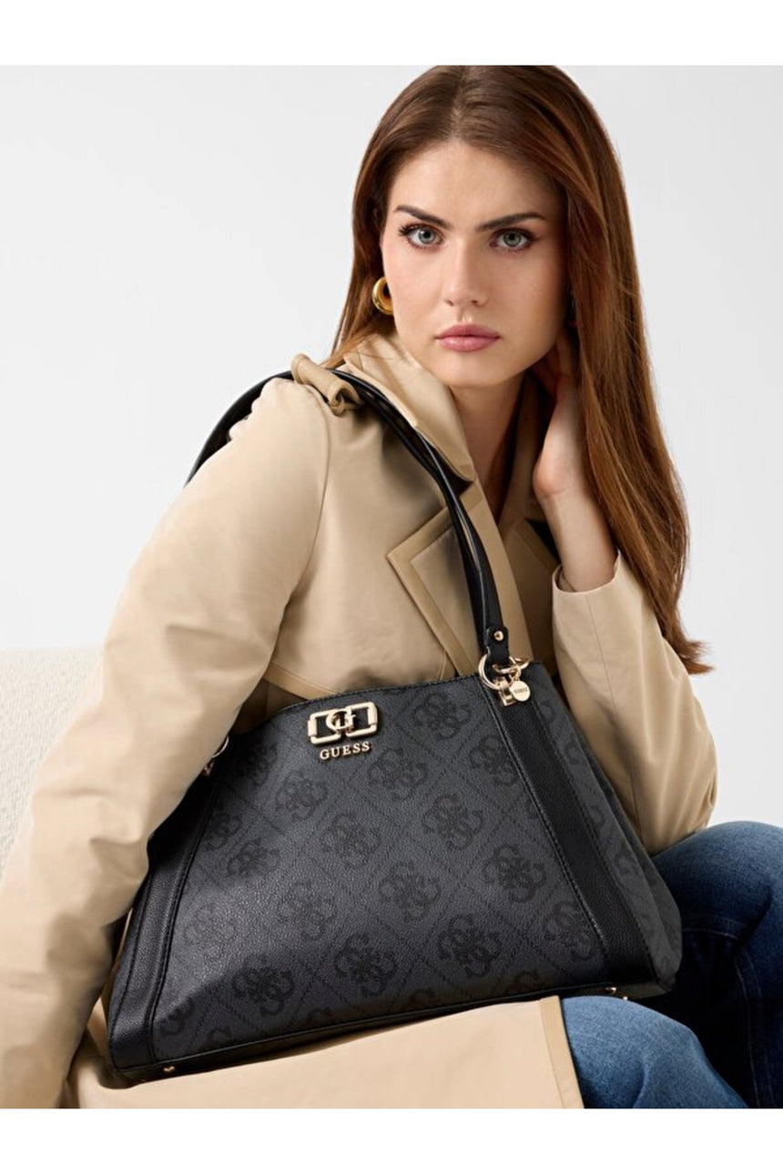 GUESS KADIN KARNILLA LOGO GFRIEN HWOS9901220 - Ekru/ Krem