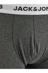 JACK&JONES JACBASIC WHITE WB TRUNKS 5 PACK NOOS 12214455 - Koyu Haki