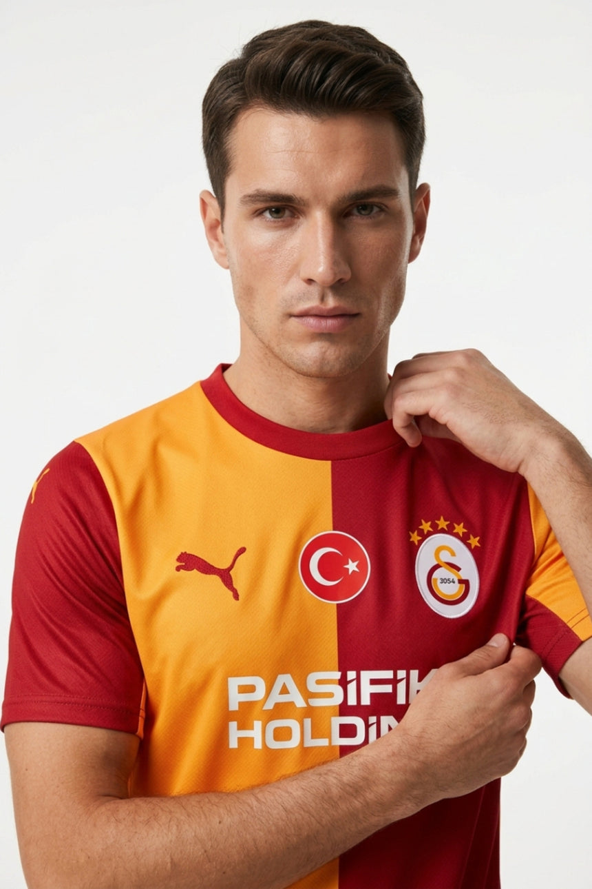 Galatasaray Puma 2026/2027 İç Saha Parçalı Forma 78499101 - Sarı/Kırmızı