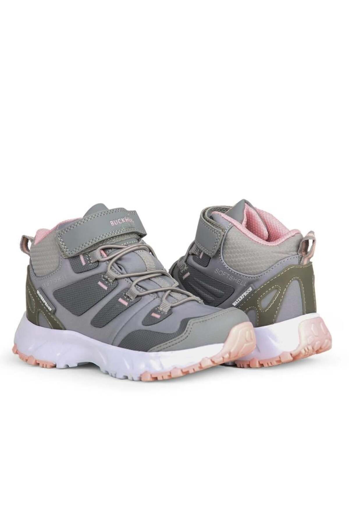 Buckhead Zyon High Çocuk Bot BUCK3005 - Pembe/Gri