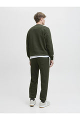 JACK&JONES SWEAT 12278791 - Koyu Yeşil