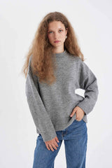 Defacto Kadin Pullover R6044Az - Gri