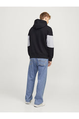 Jack & Jones Legacy Erkek Kapüşonlu Sweatshirt 12256590 - Siyah