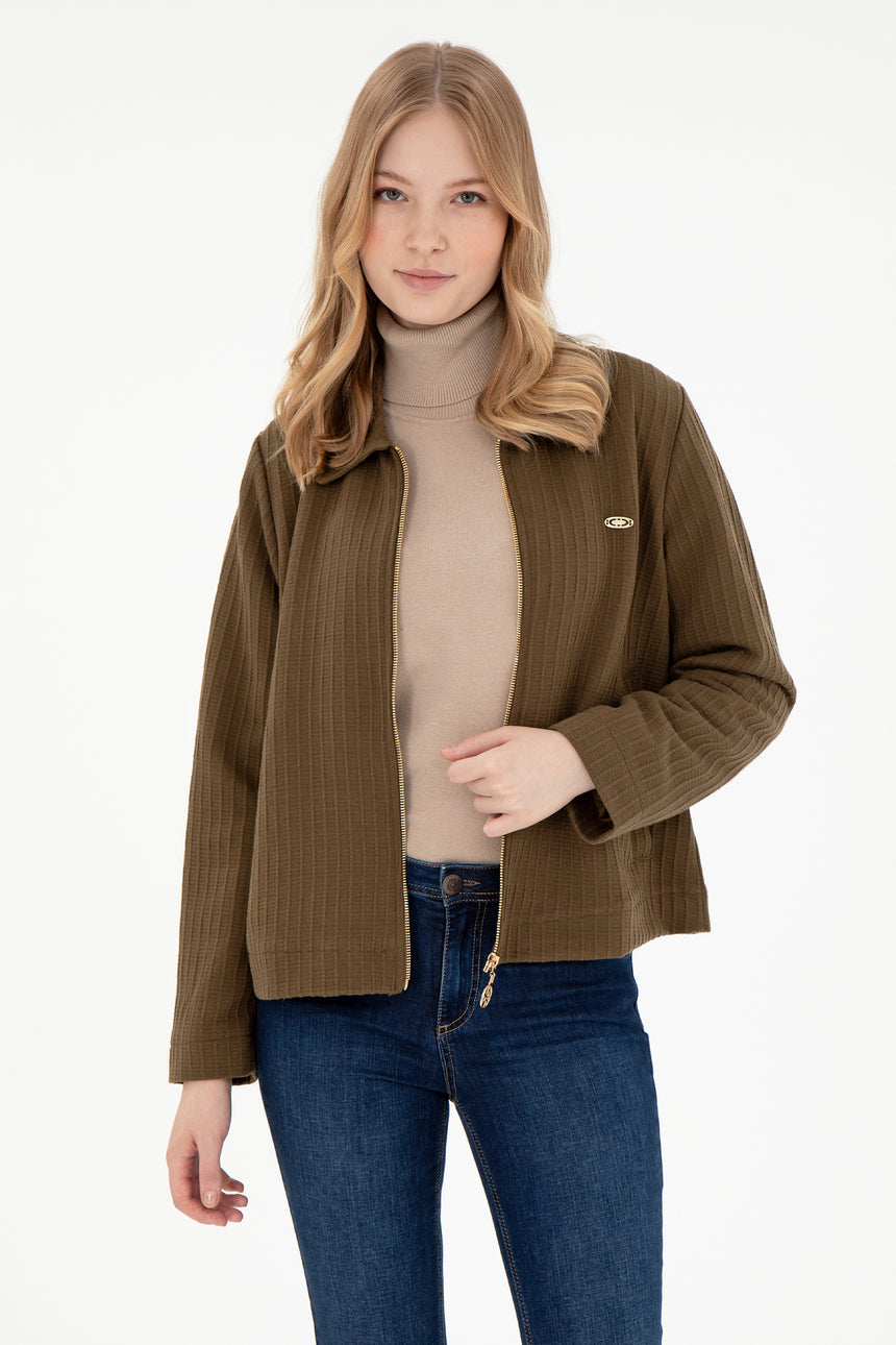 US POLO ASSN BAYAN SWEATSHİRT 1944466 - Koyu Yeşil