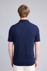 Defacto Erkek Short Sleeve Polo T-Shirt X2594AZ - Koyu Lacivert