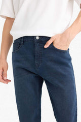 Defacto Erkek Trousers W7086AZ - Mavi/Siyah
