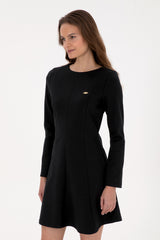 US POLO ASSN BAYAN ÖRME ELBİSE 2324161 - Siyah